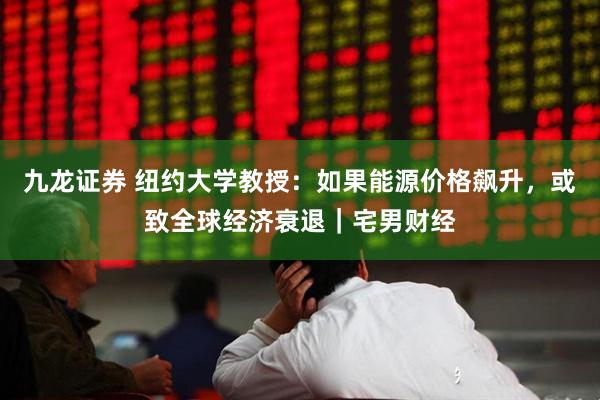 九龙证券 纽约大学教授：如果能源价格飙升，或致全球经济衰退｜宅男财经