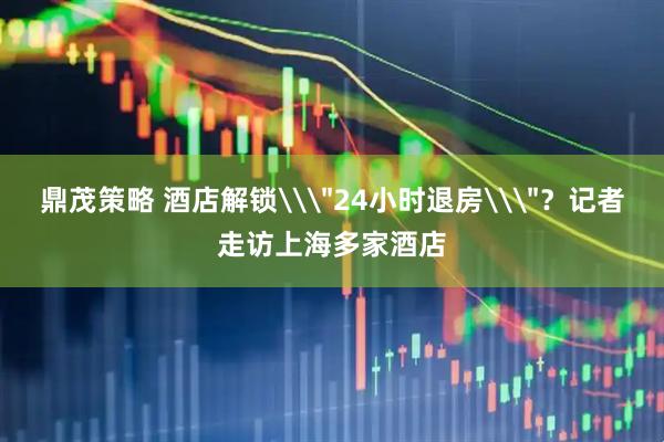鼎茂策略 酒店解锁\